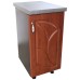 Corp inferior cu 1 Usa Dreapta Zebra, Wenge/MDF Cedru Frunza, blat Beton 40 x 85 x 60